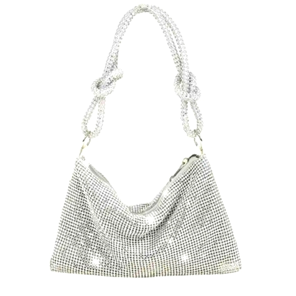unbranded Handbags - Sparkly rectangular shape slouchy sexy purse